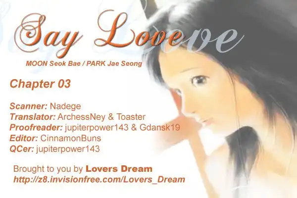 Say Love Chapter 3 1